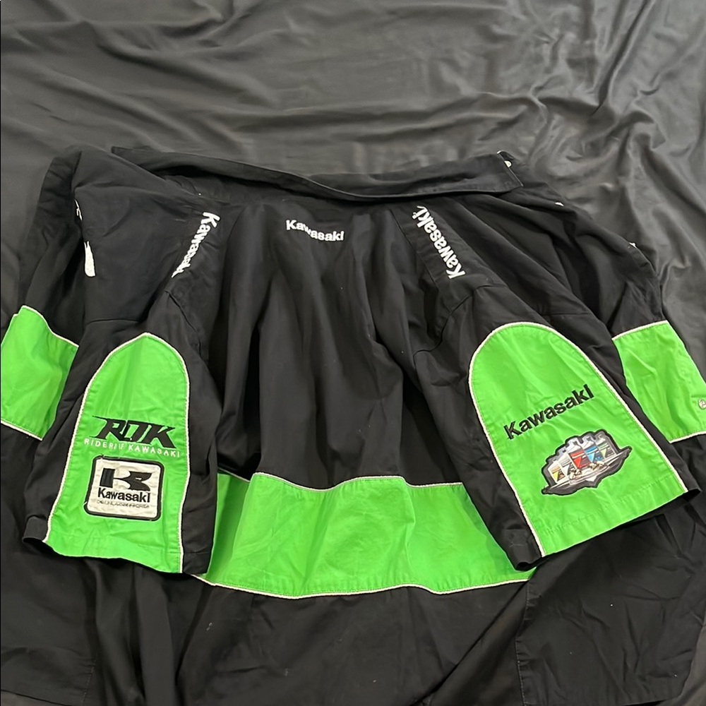 Men's Kawasaki Button Down Short Sleve - Picture 3 of 3